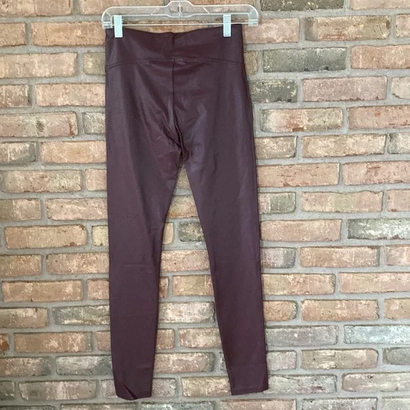 Tagoo Faux Leather Dressy Leggings Women Tummy Control High Waisted Medium NWT - Picture 6 of 16